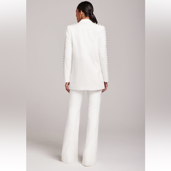Nadine Merabi - Charlotte White Blazer + Nicole Top + Charlotte White Pants - M - Picture 6 of 16
